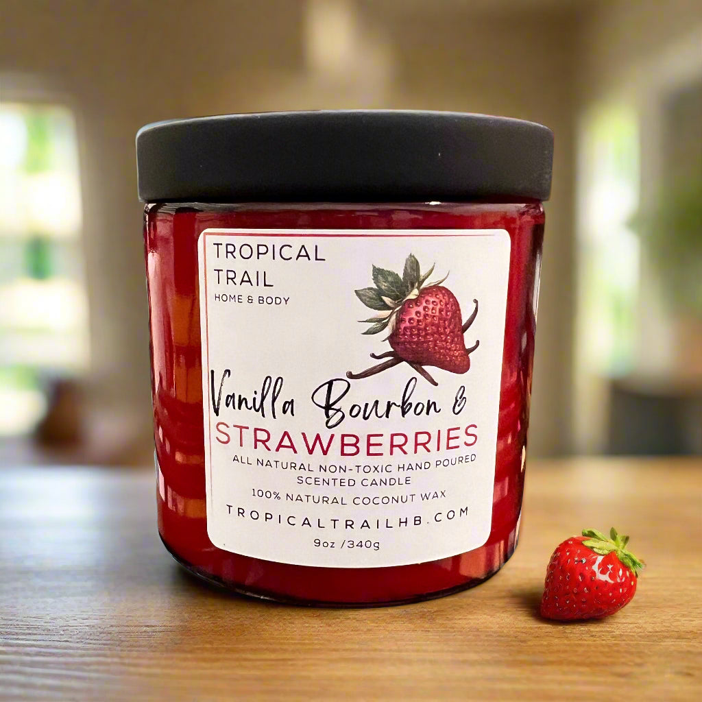 Vanilla Bourbon & Strawberries 12oz